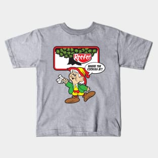 Reefer Cookies - Ernie The Stoned Elf Kids T-Shirt